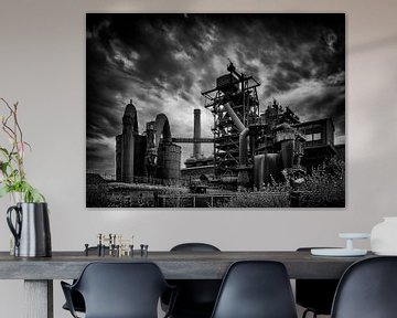 Steelworks (black and white) van Lex Schulte