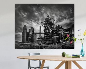 Steelworks (black and white) van Lex Schulte
