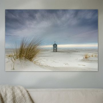 Drenkelingenhuisje am Strand Terschelling von Sander Grefte
