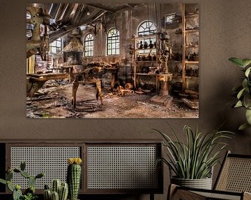 Urbex verlaten werkplaats van Harmen Goedhart