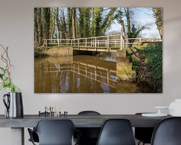 Oude houten brug in de Achterhoek van Tonko Oosterink