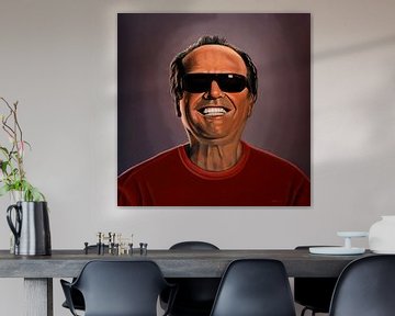 Jack Nicholson Schilderij 2 van Paul Meijering