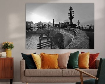 Amsterdam Blue Bridge by Marianna Pobedimova