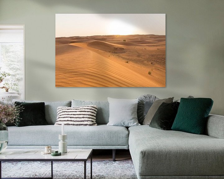 Sfeerimpressie: Zandduin in Dubai van Martijn Bravenboer
