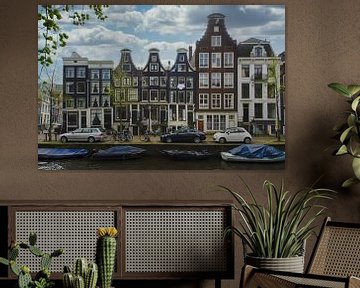 4 gevelpanden in Amsterdam van Peter Bartelings