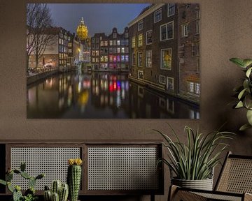 Oudezijds Voorburgwal en Zeedijk in Amsterdam - 3 van Tux Photography