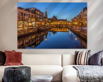 Leiden by Night - Koornbrug - 1 van Tux Photography