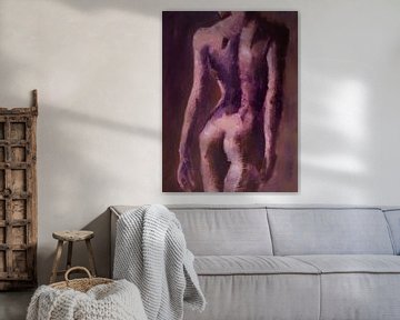 model nude woman back by Alies werk