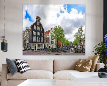 Blauwburgwal Amsterdam van Peter Bartelings