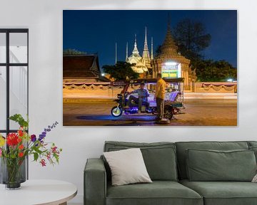 TukTuk in front of the Wat Pho temple in Bangkok by Antwan Janssen