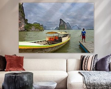 sailing through Phang Nga Bay by Antwan Janssen