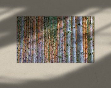bomen abstract van Marion Tenbergen