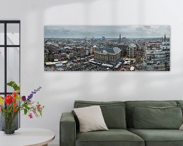 Panorama Groningen binnenstad van Harry Kors