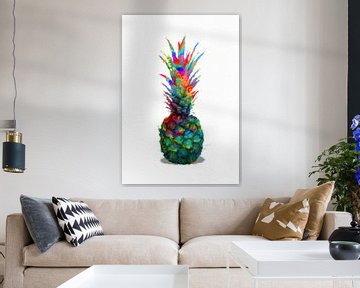 Ananas abstrakt von Marion Tenbergen