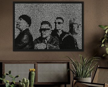U2 digital dots and pop art von Color Square