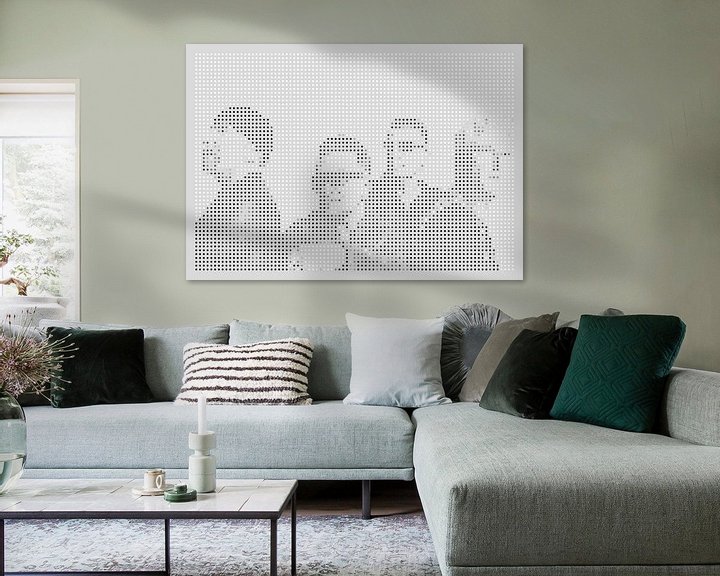 Sfeerimpressie: U2 digital dots and pop art van Color Square