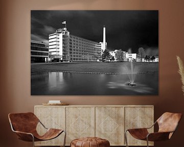 Van Nelle Factory black and white by Anton de Zeeuw