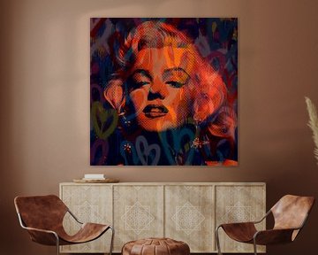 Marilyn Monroe We need Love Pop Art PUR van Felix von Altersheim