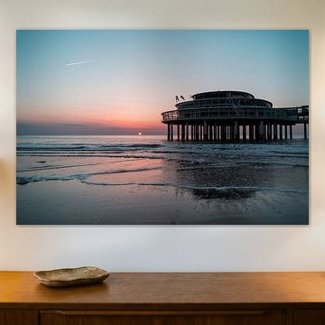 Zonsondergang in Scheveningen the Hague