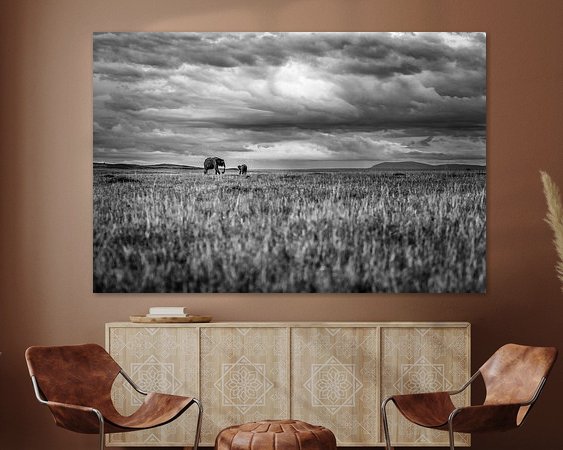 Example of the artwork in a room