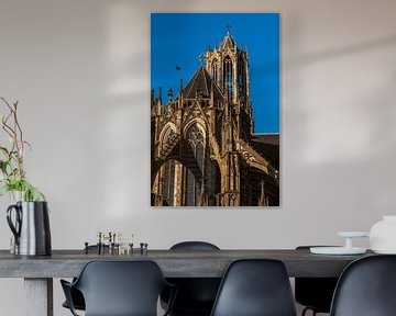 Domkerk en toren in het zonlicht. von Robin Pics (verliefd op Utrecht)