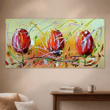 Tulips by Gena Theheartofart