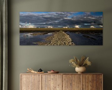 Waddenzee bij Westhoek (Het Bildt) van Meindert van Dijk