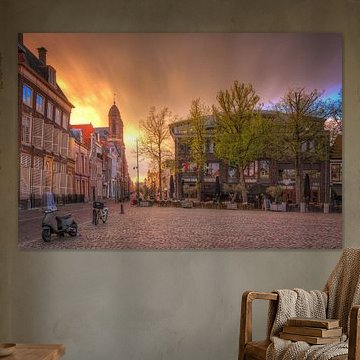 Roode Steen in evening light