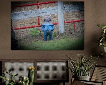 Mini cowboy sur Linda van der Veer