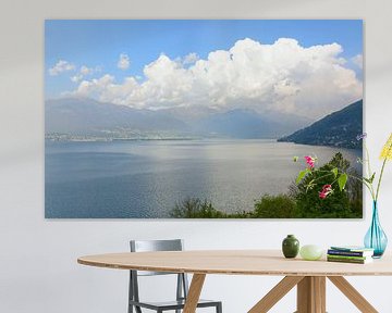 Seeblick - Lago Maggiore von Gisela Scheffbuch