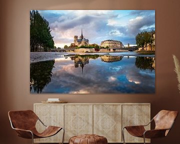 Reflections of the Notre Dame de Paris 2
