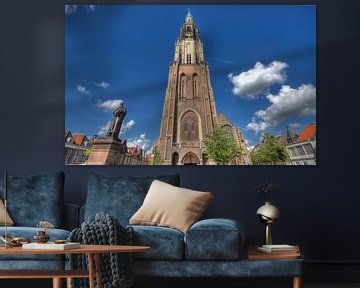 Church tower of Delft by Jan Kranendonk