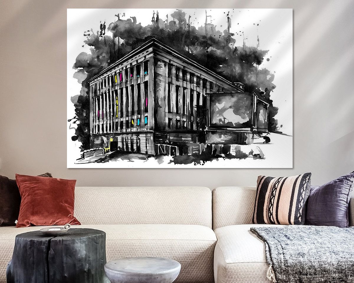 Example of the artwork in a room