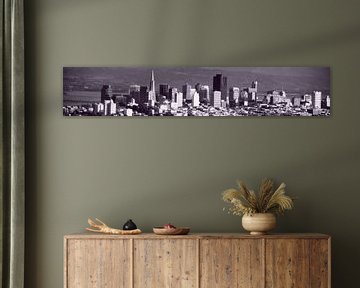 San Francisco City Skyline van Wouter Goedvriend