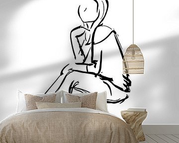 Ink drawing by Kris Stuurop