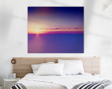 Suns sunset mood over the Atlantic by Tanja Riedel