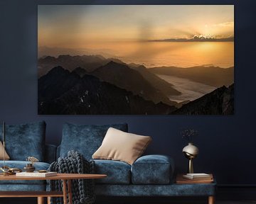 Zonsondergang over de Pyreneeën  van KC Photography