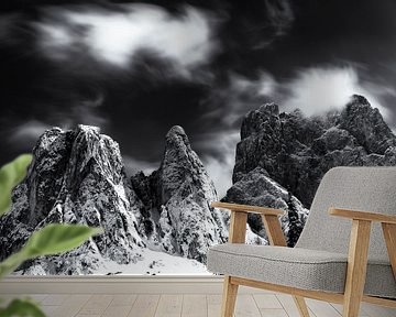 Dolomiten - Val di Funes - Fine Art van Vincent Fennis