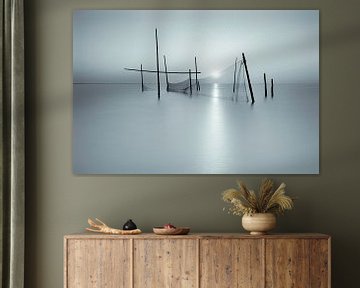 Visnetten op de Noordzee van Ingrid Van Damme fotografie