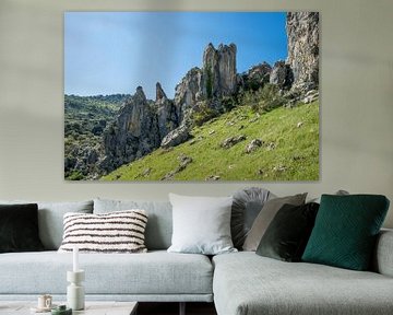 rocks and blue sky in andalusia sur ChrisWillemsen