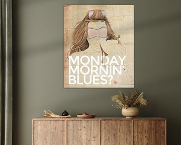 Montagmorgen-Blues von Anne Oszkiel-van den Belt