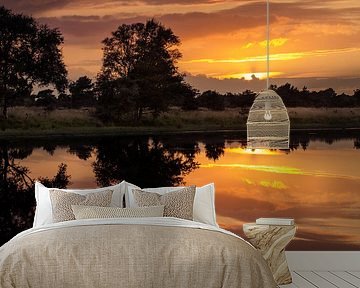 Sonnenuntergang Kampina von Ronne Vinkx