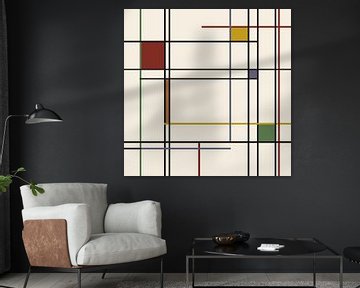 Lines-Piet Mondrian von Marion Tenbergen