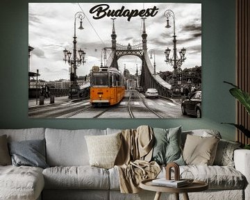 Boedapest - historische tram van Carina Buchspies