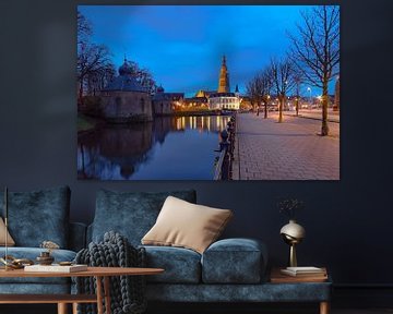 Blaue Stunde in Breda von Martijn Mureau