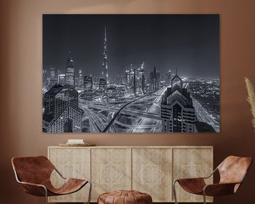 Dubai by Night - Burj Khalifa en Downtown Dubai - 7 von Tux Photography