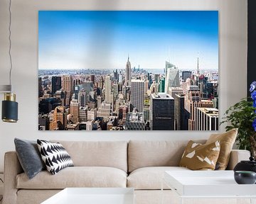Skyline van New York (Manhattan) van Frenk Volt
