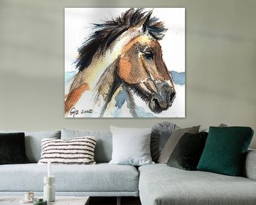 Horse Jeremy by Go van Kampen