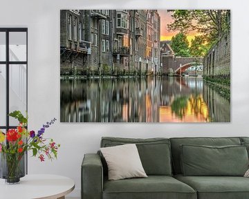 Avond in Dordrecht van Frans Blok