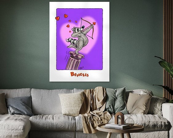 Example of the artwork in a room